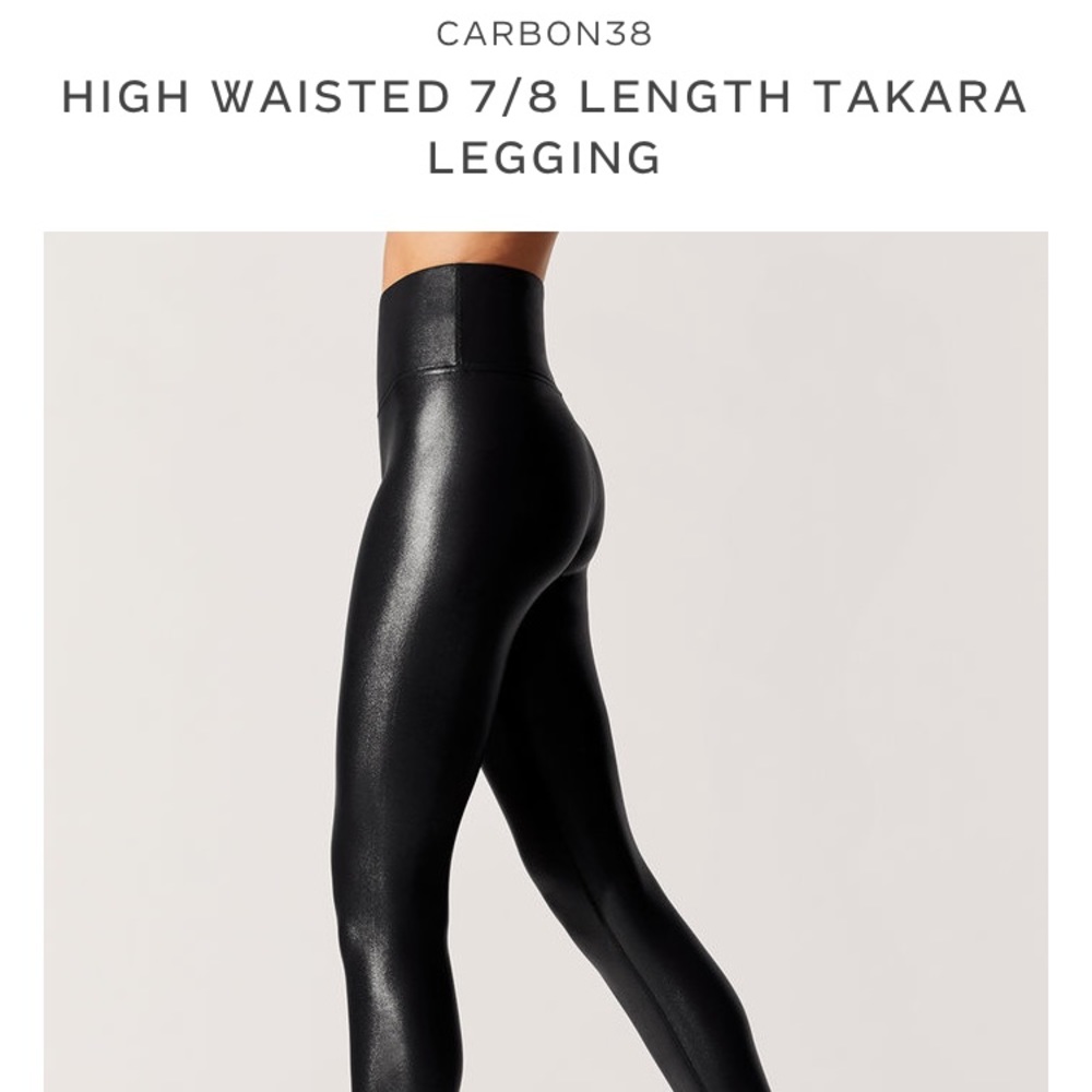BRAND NEW Carbon 38 High Waisted Liquid Leggings